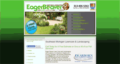 Desktop Screenshot of eagerbeaverlawncare.com